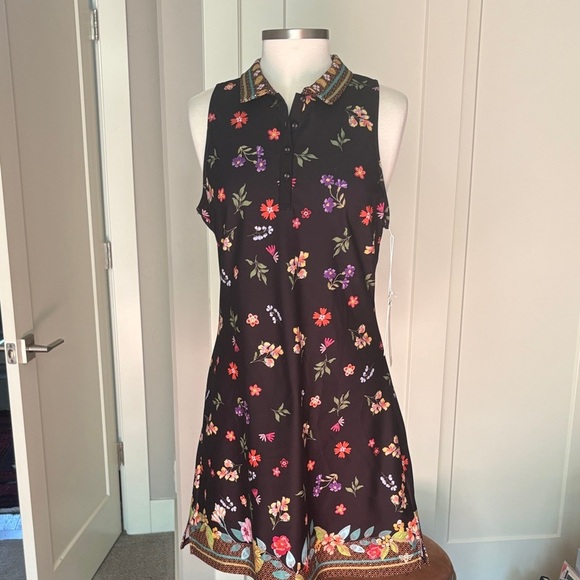 Johnny Was Dresses & Skirts - Activewear by Johnny Was . Black, floral print Dress. NWT.